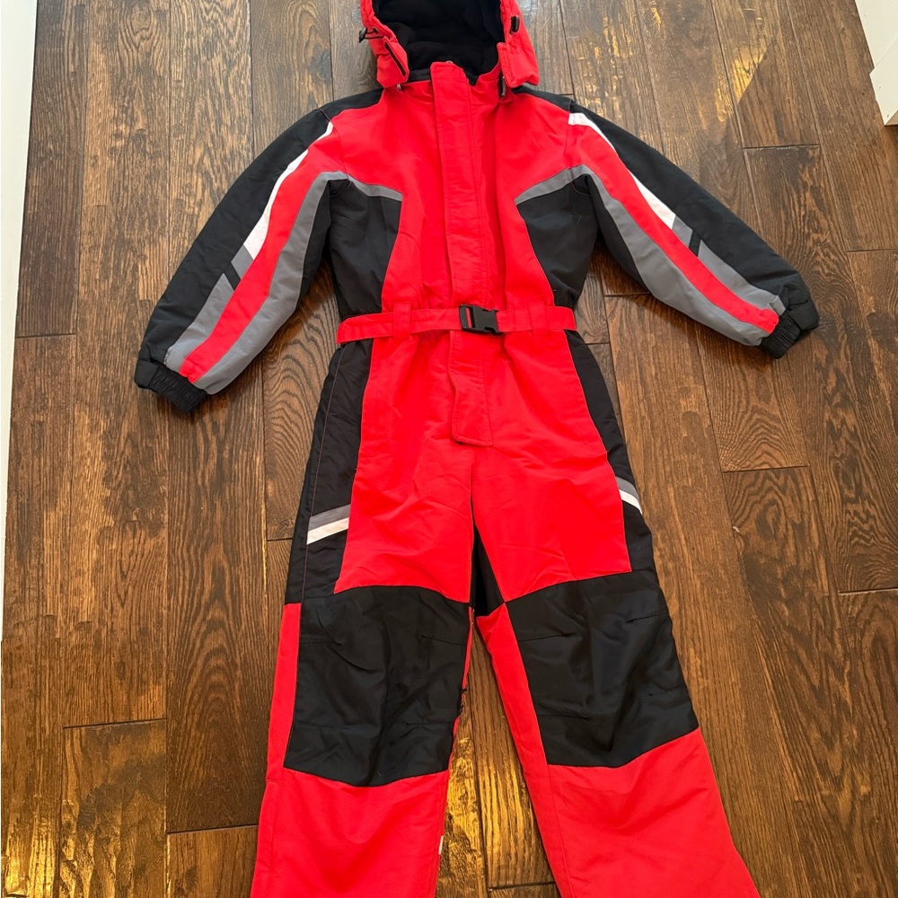 Kids Red Snow / Ski Suit. European Size 146 / US 11.